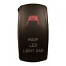 04-0075 Dragonfire Racing Led Accessory Switch Roof Light Bar Red