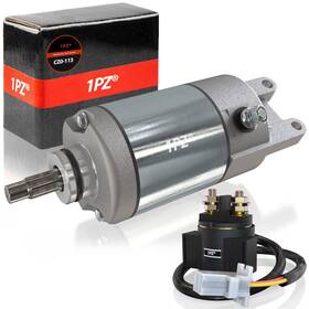 31200-ha6-306 1pz 1pz07kj76s Starter With Relay Solenoid For Honda Trx300 Fw Oem 31200-ha0-773