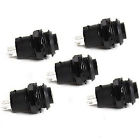 2fm-car0777x5 Pack Of Black Waterproof On Off Push Button Switch Atv
