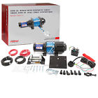 358245 4500lb Kimpex Atv Utv Electric Winch Kit Synthetic Rope Towing Recovery 12volt