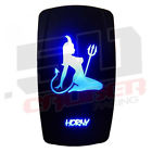 5359-a46-a5  Caliber Racing Rocker Switch Momentary Blue Horny Polaris Ranger Honda