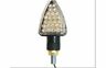 61-4647 Emgo Turn Signals Powersports Spade Led Clear Lens Amber Bulb