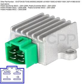 Ap83654201cp Adv 5pcs Rectifier Regulator Fits For Polaris Sportsman 90cc 2-stroke Engine 01-06