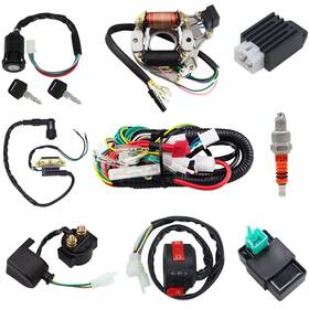 Amavoler 700433712876 Complete Electrics Stator Coil Cdi Wiring Harness Kits Aftermarket R