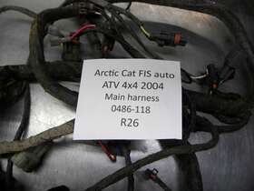 0486-118 Arctic Cat 400 Fis Auto Atv 4x4 2004 Main Wiring Harness