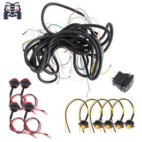 Amp2108568 Atvwrlod Atv Utv Universal Rocker Switch Turn Signal Lamp Kit Horizontal Backlight