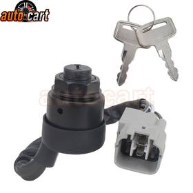27005-0036 Autocart 710414415979 Ignition Key Switch For Kawasaki Kaf 1000 Mule Pro Dx Dxt 2016-2021