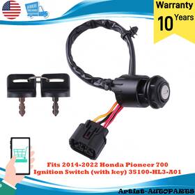 35100-hl3-a01 Autoparts-artist 35100-hl1-a01 For 2014-2022 Honda Pioneer 700 Ignition Switch With Keys