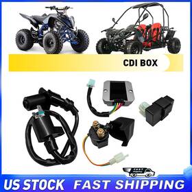 Dhq-50cc-150cc Auxito Cdi Ignition Coil Voltage Regulator Kit For 125cc 150cc Gy6 Atv 4-stroke