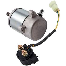 J0wku7 Bfo Starter And Relay Solenoid For Honda Trx250ex Sportrax 229cc 2001-2008 Silver