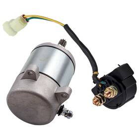 Vxtc4p Bfo Starter And Relay Solenoid For Honda Trx250ex Sportrax 229cc 2001-2008 Silver