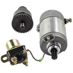 Zn0751 Bfo Starter Drive And Engine Relay Solenoid For Polaris Atv Big Boss 500 6x6 1998 1999