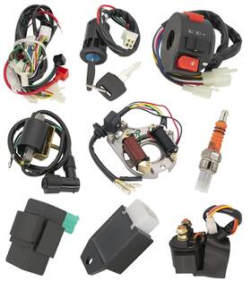 Bootop Pin 765546089109 Complete Wiring Harness Kit Atv Wire For Taotao Chinese 4 Wheeler 50c