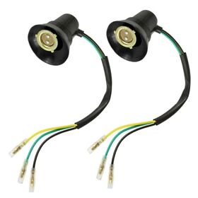 Hk1106lx104kh Brand New 2x Headlight Socket Cord For Yamaha Warrior 350 Yfm350x 1994 1995