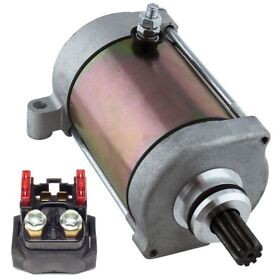 Sm561118759ad Brand New Starter And Relay Solenoid For Yamaha Rhino 450 Yxr450 2006 Atv