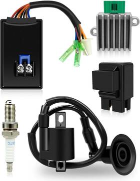 Cbic0719 Branded 5pcs Cdi Ignition Coil Kit For Polaris Sportsman Scrambler 90 50 2001-2007