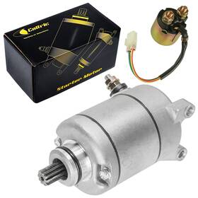 18922aa2001 Caltric Starter And Relay For Honda Atv Trx450er 2006 2007 2008 2009 2010 2011 2012-2014