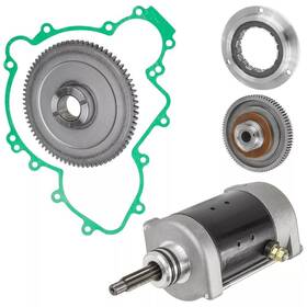19487aa2022 Caltric Starter Clutch Idler Limit Gear Kit Fits Polaris Rzr 900 2014 2015 2016 - 2021