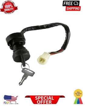 Caltric As1283sw105lm Ignition Key Switch For Yamaha Big Bear 350 Yfm350 Yfm 4x4 1987-1994 New