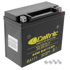 Ba171a1071 Caltric Agm Battery For Yamaha Kodiak 450 Yfm450f 4wd 2003-2006 / 2018-2023