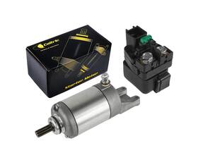 19631aa1002 Caltric Re152/19631aa1002 Starter And Solenoid Relay Fits Suzuki Lt-a450x King Quad 450 Atv 2007 2010
