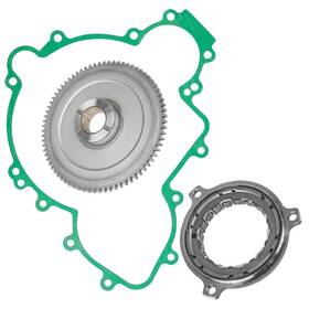 Gt284 Caltric Sc172 Ig172 Starter Clutch And Driven Gear With Gasket For Polaris Rzr 4 900 2014/rzr 2014