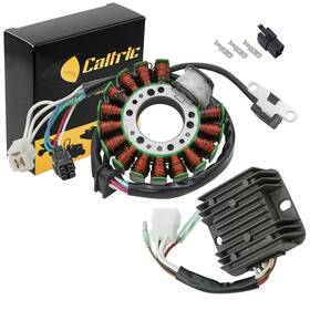 Rr288 Caltric St221 Stator And Regulator Rectifier For Yamaha Timberwolf 250 Yfb250 2wd 1995 1996