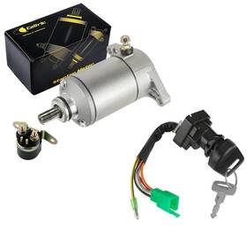 18807aa2002 Caltric Sw125/18807aa2002 Ignition Key Switch Starter And Relay Fits Suzuki Lt-f4wdx Kingquad Atv 1991 1998