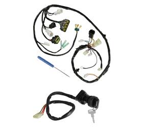 Ha137aa1002 Caltric Sw126/ha137aa1002 Ignition Key Switch And Wiring Harness Fits Suzuki Lt-z400 Quadsport 2003 2007