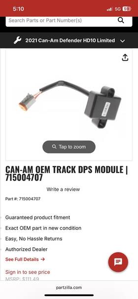 1000975550 Can-am Track Module Control Unit