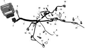 420265865 Can-am Outlander 850/1000 Oem Engine Wiring Harness 2025-2026. New Unopened Box