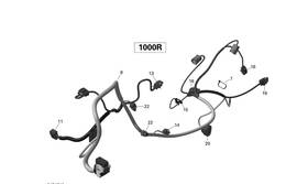 420666501 Can-am 2018 Maverick 1000r Engine Harness