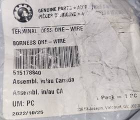 515178840 Can-am 2018-22 Commander Maverick Outlander Dess One Wire Terminal