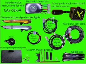 Ca5-slk-a Can-am 2026 Defender Hd11 Accent Front Signal Street Legal Kit Self Cancelling