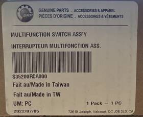 S35200rca000 Can-am 2010 Ds250 Multifunctional Switch New