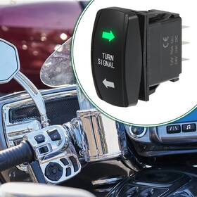 Carpopart 723115980516 Universal Turn Signal Rocker Switch 4 Pin 3 Position On Off Motorcycle