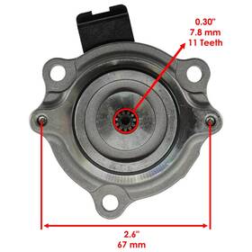 Ab2386cmu0004ad Celox Power Shift Control Motor For Honda Sxs1000m Sxs 1000m Pioneer 1000 2016-2019