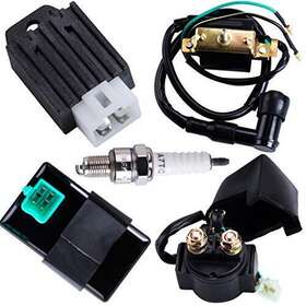 Cncmotok 788601478403 Cdi Box Ignition Coil 5 Pin Regulator Rectifier Relay Spark Plug For