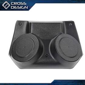 Ht-03scd7101abk Crossdesign For Golf Cart Polaris Rzr 2 Utv Boat Marine Overhead Console Stereo Radio