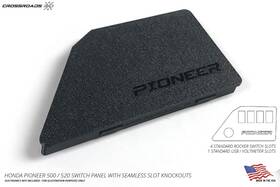 P500pc Crossroads 3d 4 1 Switch Panel For Honda Pioneer 500 And 520 - Seamless Removable Knockouts