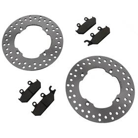 Cycleatv 44258 2016-17 Can-am Maverick Max 1000r 4x4 Dps Front Brake Rotors And Pads