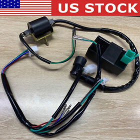 1pz83en92s Dc Cdi Box 4-pin Ignition Coil Wire Quad Lifan Go Kart Atv Honda Z50 C70 50cc Us