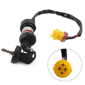 27457 Dictorcoltd 550740189775 Ignition Key Switch For Linhai Bighorn 260 300 400 Atv Waterproof 30110