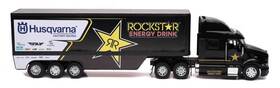 10963 Eazymove New Ray Toys 1 32 Scale Rockstar Husqvarna - Racing Transport Rig Motorcycle Pwc