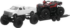 50086 Eazymove New Ray Toys Pickup With Sportsman Motorcycle Atv/utv Street Bike Dirt Pwc
