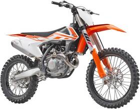 57943 Eazymove New Ray Toys Ktm 450 Sx-f 2018 Dirt Bike - 1 10 Scale Orange/black/white