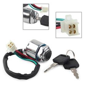 Efmotorshop 550727141765 4-wire Chinese Ignition Key Switch For Taotao Atv Quad 110cc 125cc 135cc Us