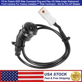 Egqp1357 Eg-auto Plug And Play Hd Wide-angle Front Camera For Polaris Rzr 7 Inch Ride Command