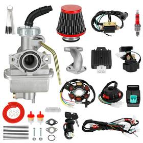 Eo-wh-cb20 Eopoayi Electric Start Complete Wiring Harness Pz20 Carburetor Kit Compatibl