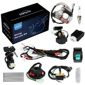 Eo-whr-06 Eopoayi Complete Wiring Harness Kit Compatible With Tao Coolster 110cc 4